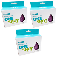 cozendus One Shot 拋棄式菜瓜布, 紫色, 3個