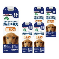 DoggyMan 多格漫 澳洲犬用牛奶 成犬用, 生乳, 1L, 5罐