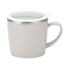 Dailylike BonBon 兒童不鏽鋼馬克杯 附杯蓋, 燕麥色, 1組