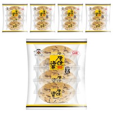 旺旺 米果 厚燒海苔口味, 68g, 5袋