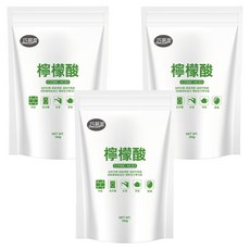 巧易潔 檸檬酸, 500g 重量包, 可自然分解, 不汙染環境, 環保友愛地球, 3包