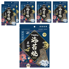 TOPDRY 頂級乾燥 厚切海苔燒 原味, 50g, 6包