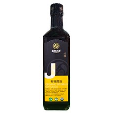 JOYSPRING 喜樂之泉 有機黃豆醬油, 天然純釀造, 無添加調味料、防腐劑、人工色素, 500g, 1瓶