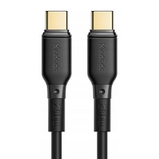 Mcdodo 麥多多 小白系列 Type-C-Type-C 240W 疾速閃充數據線 1.2m 5A電流, 黑色, 1條