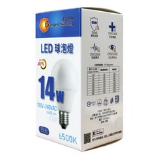 Orange Chiahong 嘉宏 OR 14W LED燈泡 100-240V 1680 lm 6500K E27, 白光, 1個