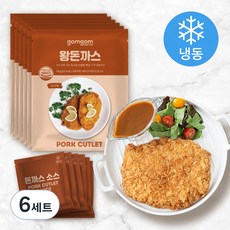 곰곰 왕돈까스 330g + 소스 150g (냉동), 480g, 6세트