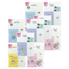 PINKFOOT Meme Kongs 信紙 5款 禮物紀念日趣味信封 5款, 4款, 隨機出貨, 2個