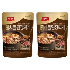 양반 수라 차돌된장찌개, 460g, 2개