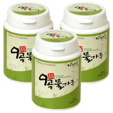 Jayeonmaeul 프리미엄 9곡물가루 워시오프 팩, 170g, 3개, 1개입
