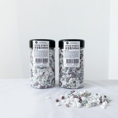 프레시가든 프리미엄장식돌 소 혼합돌 300ml, 2개