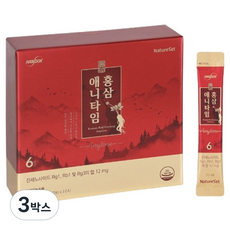 네이처셋 홍삼 애니타임 30p, 3박스, 450ml