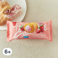 삼립 192겹 딸기 쉘파이, 75g, 6개