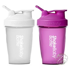 Shake Baby 雪克杯扣環式隨身瓶 2款, 600ml, 白色, 紫色