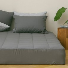 프리미엄 코튼슬립 토퍼형 면방수 누빔 매트리스 커버