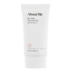 About Me Be Clean Tone Up 防曬霜 SPF50+ PA++++, 1條, 50ml