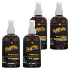 SUAVECITO 骷髏頭 Black Amber Aftershave 古龍黑琥珀鬍後水 237ml, 4瓶