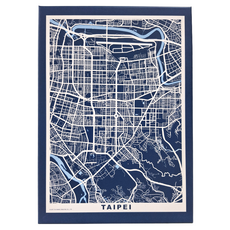 TAIWANG 台旺文創 臺北路網拼圖 380 x 530mm 15歲以上, 520片, 臺北路網, 1盒