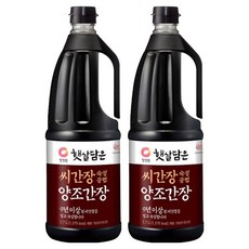 햇살담은 씨간장 숙성공법 양조간장, 1.7L, 2개