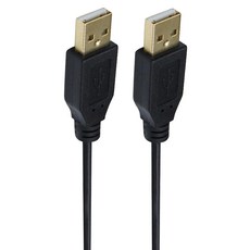 Cable 凱堡 USB 2.0 A公 A公, 黑色, 1.5m, 1條