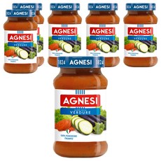 AGNESI 義大利 番茄鮮蔬麵醬, 輕鬆料理義式美食, 經典風味, 400g, 6罐
