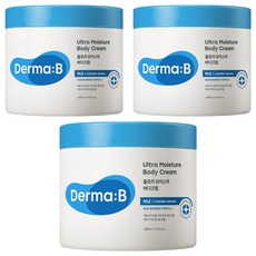 Derma B 超保濕潤膚霜 香草香, 430ml, 3罐