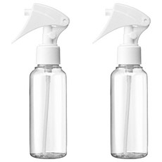 MEKO 圓形噴槍瓶 100ml, 透明, 2個