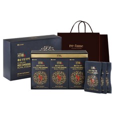 retune 蕊庭 秘傳皇家6年根紅蔘飲禮盒+提袋, 400ml, 3盒