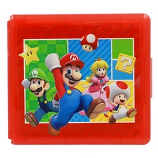 Nintendo 任天堂 MaxGames 24入卡夾盒 Nintendo Switch專用, Red, 1個, HACF-02SME