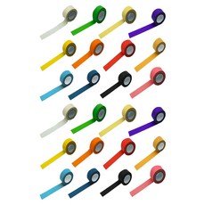 만들하비 컬러 종이 마스킹 테이프 2cm x 13m 12종 세트, 혼합색상, 2세트