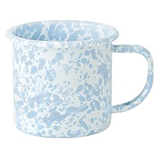 크로우캐년홈 머그 D11 340ml, 베이비 블루 마블, 1개