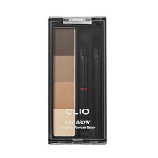 클리오 킬브로우 쉐이핑 파우더 브로우, 01 내추럴 웜 브라운, 1개