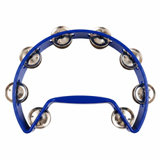 KingRosa 台灣製 半月型鈴鼓 單層, 藍色, 1個