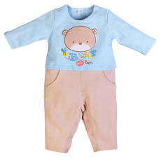 vivibaby 假兩件杜比熊連身裝 1件