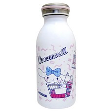 Cinnamoroll 大耳狗喜拿 真空保溫保冷牛奶瓶 l-KF-5335CN, 購物籃大耳狗 白色, 350ml, 1個