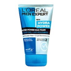 L'OREAL PARiS 巴黎萊雅 Men Expert 水能量雙效潔面乳 排毒+抗粗糙, 100ml, 1條