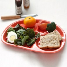 DOHO 4格餐盤, 紅色