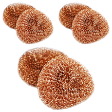 레데커 구리 원형 수세미 7.5cm, 3세트, 2개입