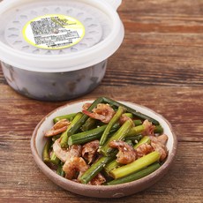 반찬천국 마늘쫑건새우볶음, 180g, 1개