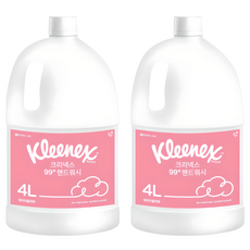 Kleenex 舒潔 99 Plus泡沫型大容量洗手乳 水蓮花香, 2瓶, 4L