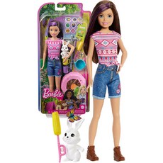 Barbie 寵物露營造型芭比娃娃, 隨機發貨