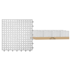 comet 浴室拼貼地墊, 16片, 灰色