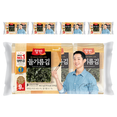 양반 들기름김, 40.5g, 5개