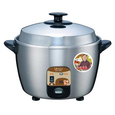 LA POLO 藍普諾 6人份蒸氣不鏽鋼電鍋 附飯匙與量杯 1.3L內鍋容量, LAN5-2206