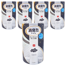 ST 雞仔牌 浴廁消臭力 木炭+檀香 400mL, 奈米級除臭芳香, 5罐