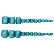 잇템샵 자석 젤 페디큐어 팁, 1개, 04 워터그린