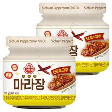 오뚜기 마라장 산초 앤 고추, 200g, 2개