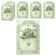 露天 嫩白泡泡浴 青蘋果, 40ml, 6包