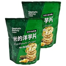 Captain Danny 丹尼船長 米的洋芋片 韓式海苔味, 120g, 2包