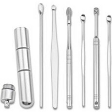 NINSHOP 多功能攜帶式掏耳用具, 1組, 6入