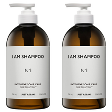 JUST AS I AM 頭皮護理洗髮精N1 無花果香, 700ml, 2個